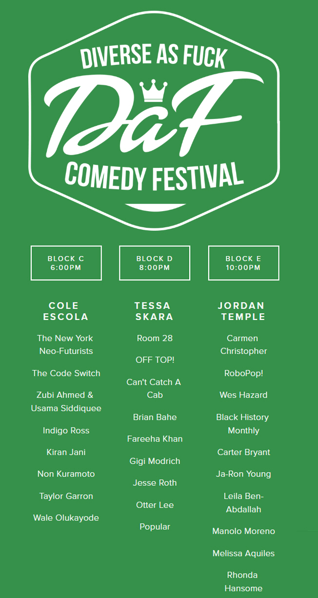 Diverse as Fuck Comedy Festival